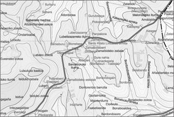 Mapa topon�mico